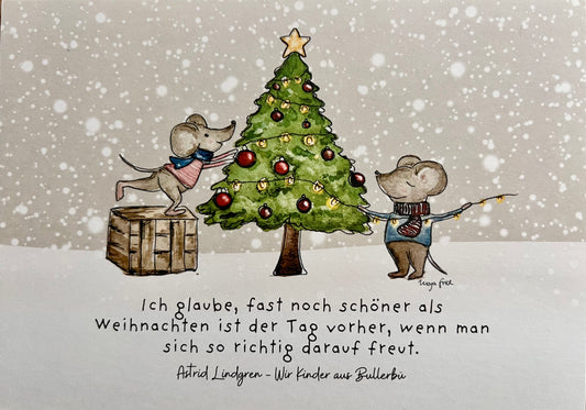 Postkarte "Vorfreude"