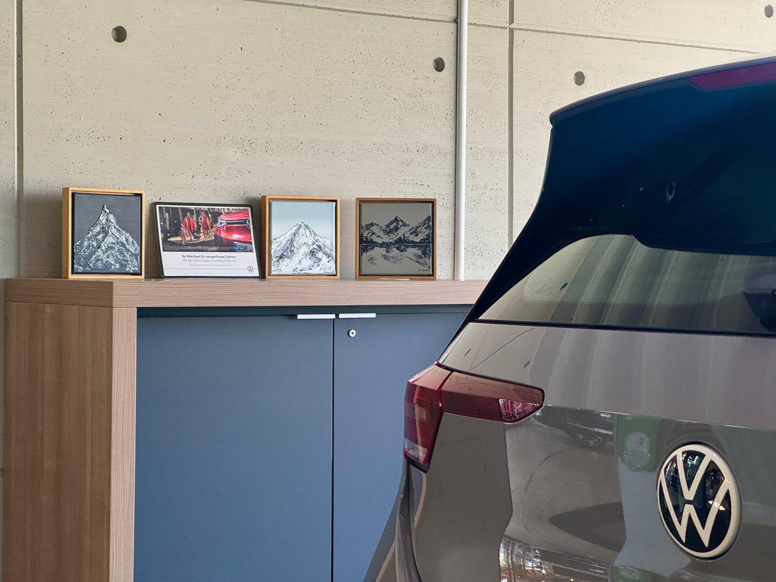 Kunst triff Volkswagen| frick&frosch bei Oskar Bleicher in Friedrichshafen