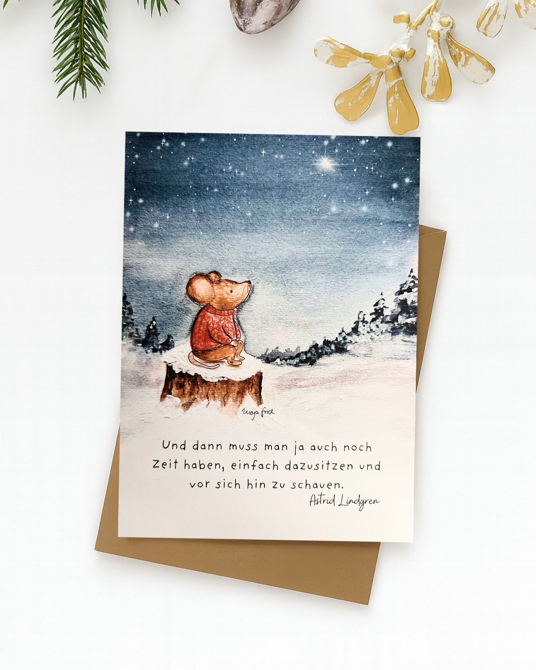 Postkarte "Winterruhe"